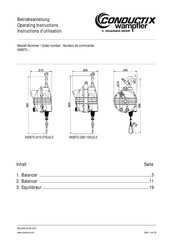 Conductix-Wampfler 040873-035x2,0 Instructions D'utilisation