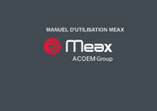 Acoem MEAX LR 201 Manuel D'utilisation