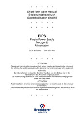 BRONKHORST PiPS-IN Guide D'utilisation