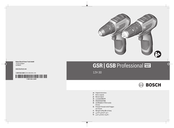 Bosch GSR Professional 12V-30 Notice Originale