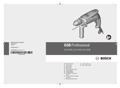 Bosch GSB 13 Professional Notice Originale
