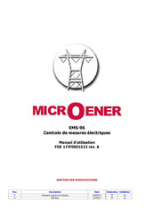 MICROENER EMS-96 Manuel D'utilisation