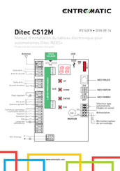 entrematic Ditec CS12M Manuel D'installation