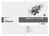 Bosch GBG 35-15 Professional Notice Originale