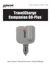 Wagan Tech TravelCharge Companion GO-Plus Guide D'utilisation