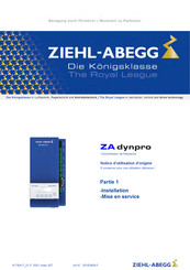 ZIEHL-ABEGG ZA dynpro Notice D'utilisation