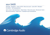 Cambridge Audio azur 540D Mode D'emploi