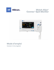 Hillrom Welch Allyn Connex Spot Monitor Mode D'emploi