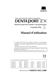 Morita DENTAPORT ZX Manuel D'utilisation