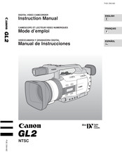 Canon GL2 Mode D'emploi