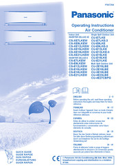 Panasonic CS-XE18LKEW Guide Rapide