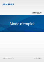 Samsung SM-G928W8 Mode D'emploi