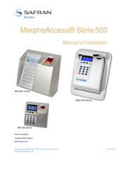 Safran MorphoAccess MA 520+ D Manuel D'installation
