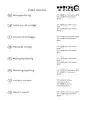 BRÖTJE Heizung LPS-U 25 B Instructions De Montage