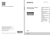 Sony NEX-5TL Mode D'emploi