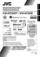 JVC KW-NT3HDT Manuel D'instructions