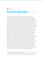 Seagate SeaTools Bootable Manuel D'utilisation