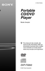 Sony DVP-FX850 Mode D'emploi