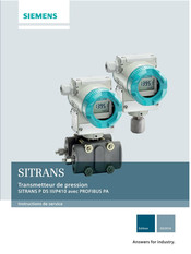 Siemens SITRANS P410 Instructions De Service