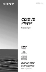 Sony DVP-NS705V Mode D'emploi
