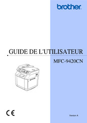 Brother MFC-9420CN Guide De L'utilisateur