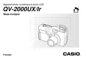 Casio QV-2000UX/Ir Mode D'emploi