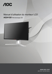 AOC AG241QX Manuel D'utilisation