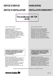 bulex ThermoMaster HR TOP 45 Notice D'emploi