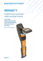 Radiodetection RD5100S Guide D'utilisation