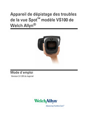 Welch Allyn Spot VS 100 Mode D'emploi