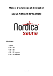 Nordica 125x125 angulaire Manuel D'installation Et D'utilisation
