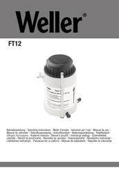 Weller FT12 Mode D'emploi