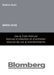 Blomberg BWOS 30100 Manuel D'utilisation Et D'entretien