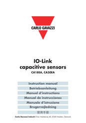 CARLO GAVAZZI IO-Link CA18EA Manuel D'instructions