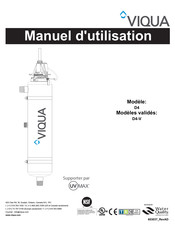 Viqua D4-V Manuel D'utilisation