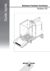 Mettler Toledo XPE205DR Guide Rapide