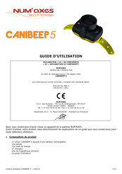 Num'axes CANIBEEP 5 Guide D'utilisation