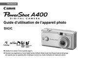 Sony PowerShot A400 Guide D'utilisation