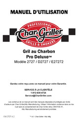 Char-Griller Pro Deluxe E27272 Manuel D'utilisation