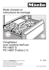 Miele FN 14827 S Mode D'emploi Et Instructions De Montage
