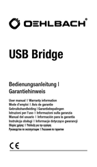 Oehlbach USB Bridge Mode D'emploi