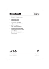 EINHELL TC-SM 254 Instructions D'origine