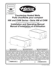 Hatco HW Série Manuel D'installation Et D'utilisation