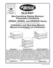 Hatco Glo-Ray GRSDS/H Série Manuel D'installation Et D'utilisation
