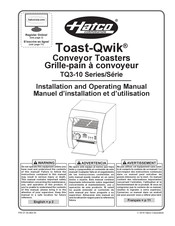 Hatco Toast-Qwik TQ3-10 Série Manuel D'installation Et D'utilisation