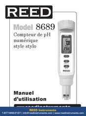 REED 8689 Manuel D'utilisation