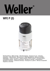 Weller WFE P 2 Mode D'emploi