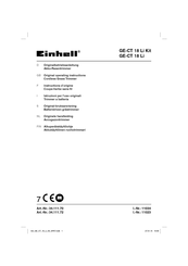 EINHELL 34.111.70 Instructions D'origine
