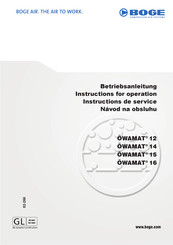 Boge ÖWAMAT 16 Instructions De Service