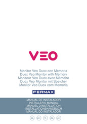 Fermax Veo Duox Manuel D'installation